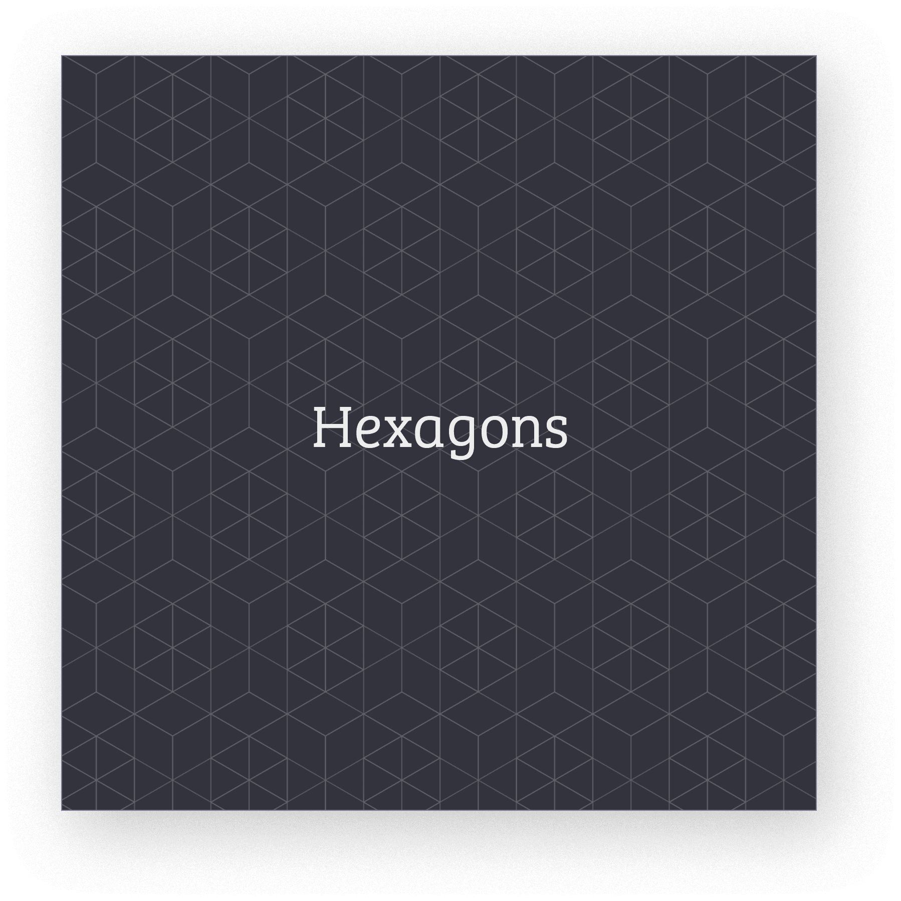 Primer: Hexagon pattern