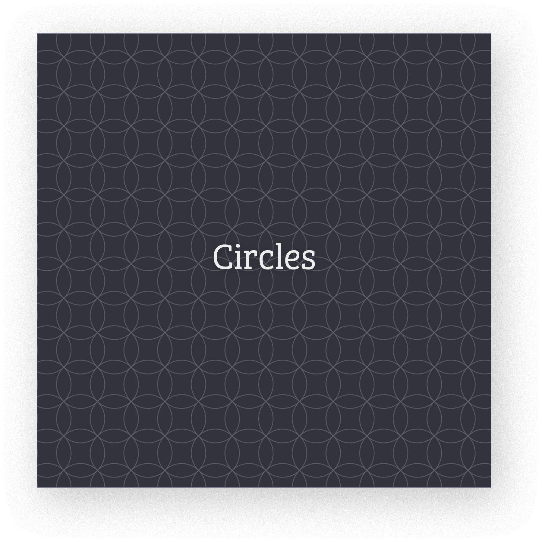 Primer: Circle pattern